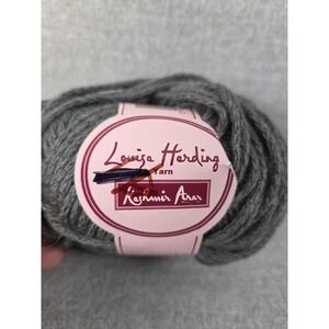 Louisa Harding Kashmir Aran 1 Ball Gray Wool Cashmere Blend 50g 83 Yards NEW